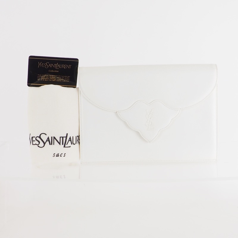 white ysl dust bag