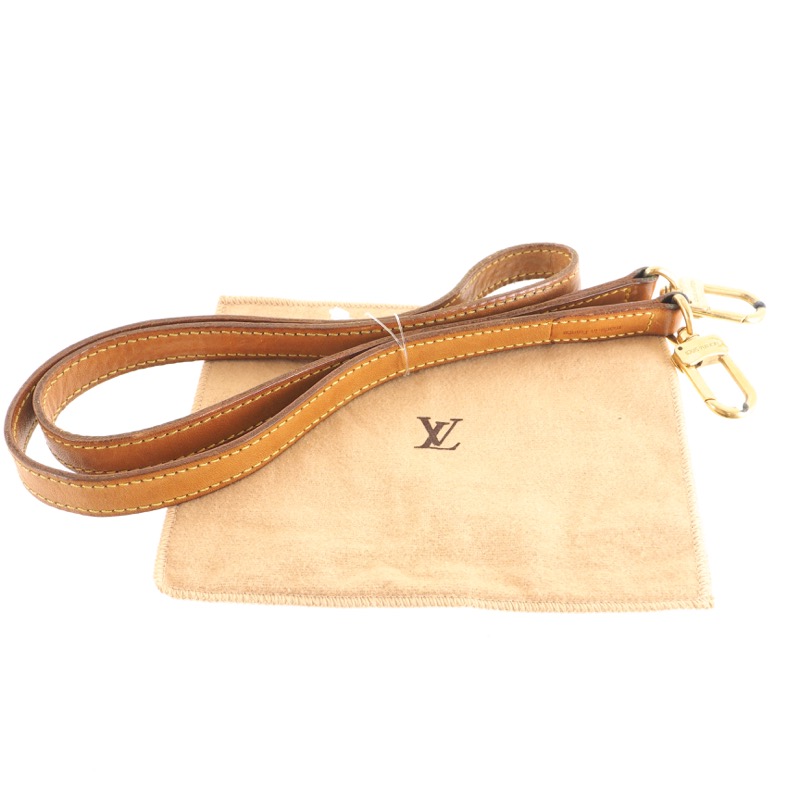 Louis Vuitton Louis Vuitton Brown Cowhide Leather Shoulder Strap For