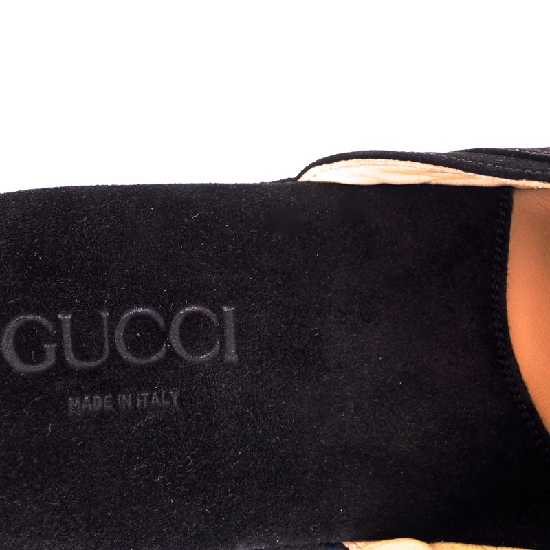 Vintage Gucci NWT Suede Horsebit Slippers Unisex 40 Shoes - Image 5