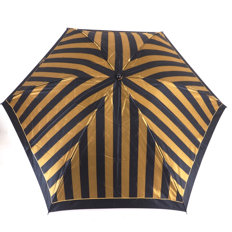 Vintage Fendi Monogram Stripe Never Used Umbrella