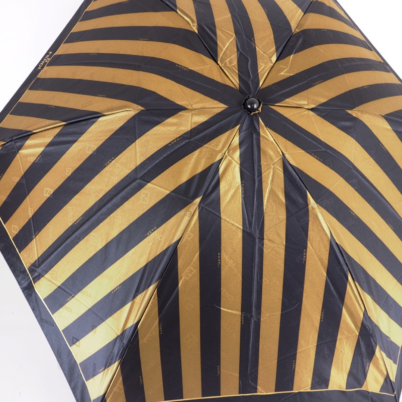Vintage Fendi Monogram Stripe Never Used Umbrella - Image 2
