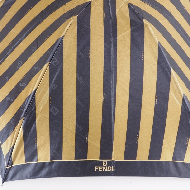 Vintage Fendi Monogram Stripe Never Used Umbrella - Image 3