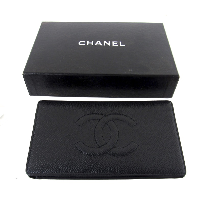 Vintage Chanel Large Black `Patent Clutch Wallet - Nina Furfur Vintage  Boutique