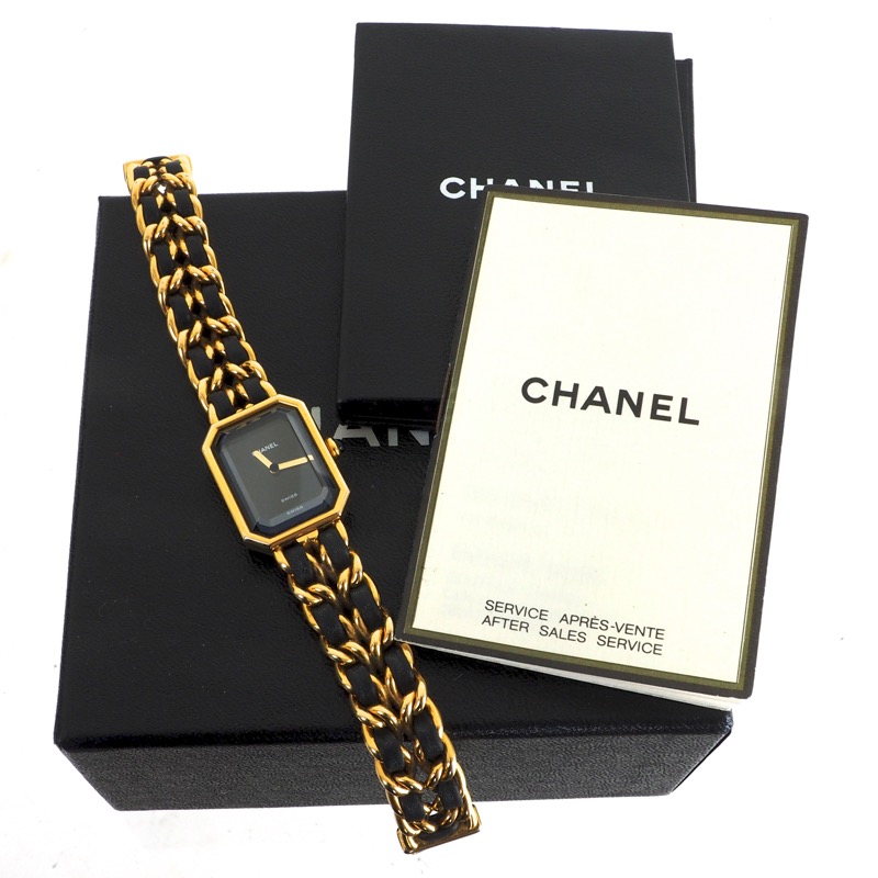Vintage Chanel Premiere Le Temps Chain Signature Watch - Nina Furfur  Vintage Boutique