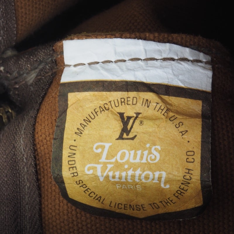 Louis Vuitton Vintage Made in USA French Co. Monogram Large Bucket
