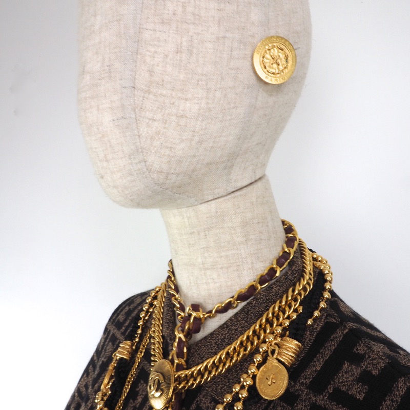 Vintage Balenciaga Earrings Bracelet Set Necklace - Image 5