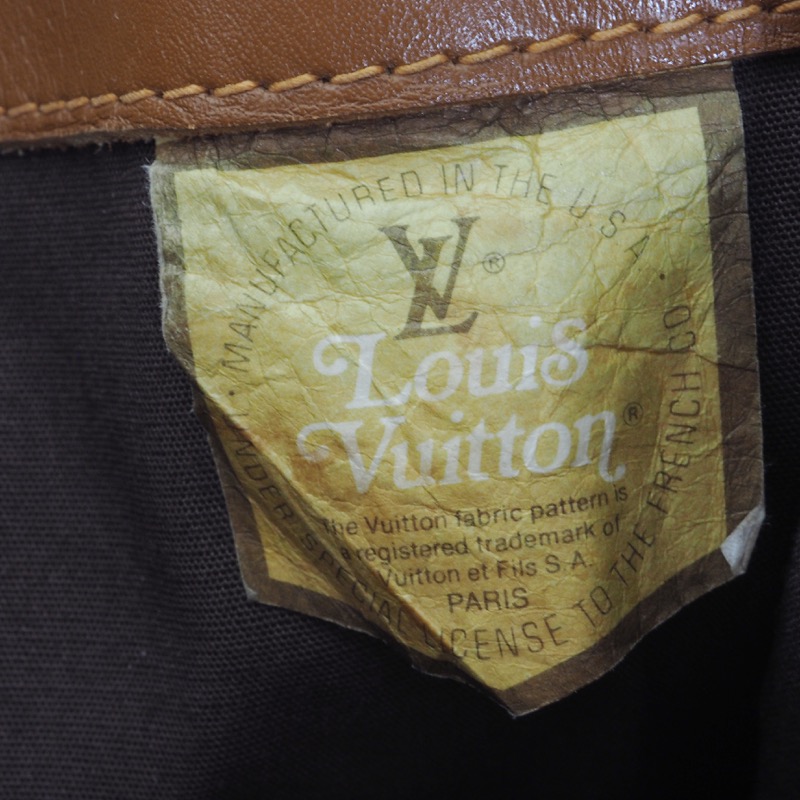 Louis Vuitton French Company Vintage Monogram Sac Plat Tote Bag