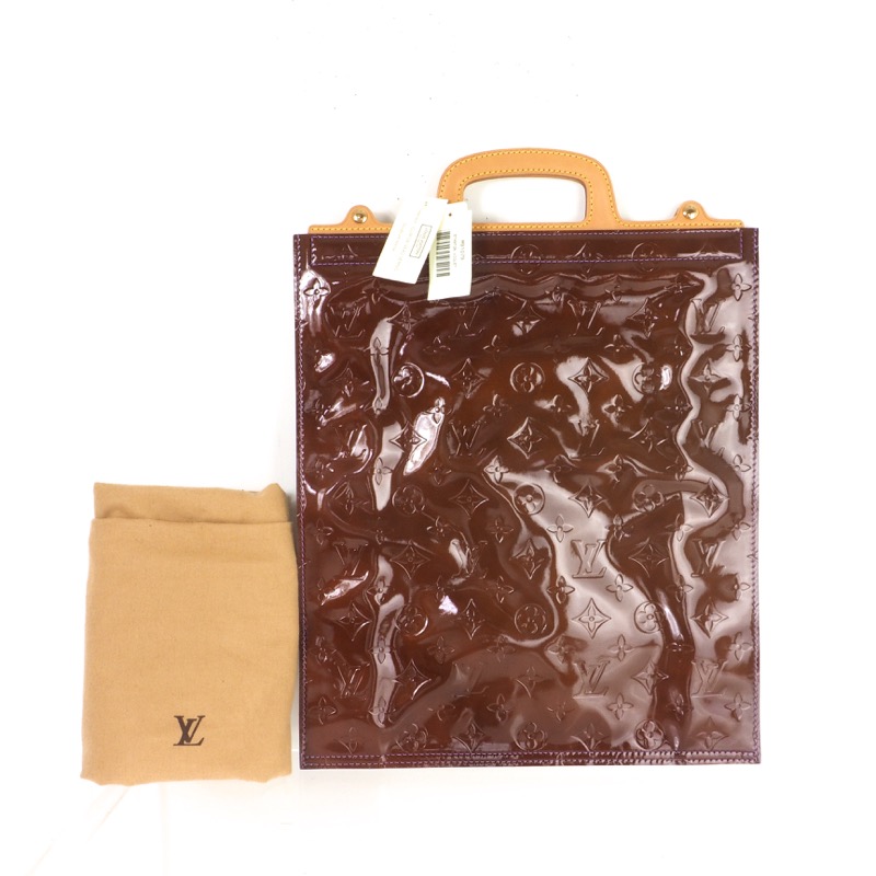 Vintage Louis Vuitton M91079 Vernis Stanton Violet NWT Monogram Hand Bag -  Nina Furfur Vintage Boutique