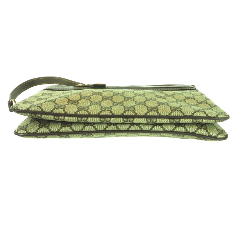 Vintage Gucci Double Compartment GG Monogram rare Shoulder Bag - Image 5