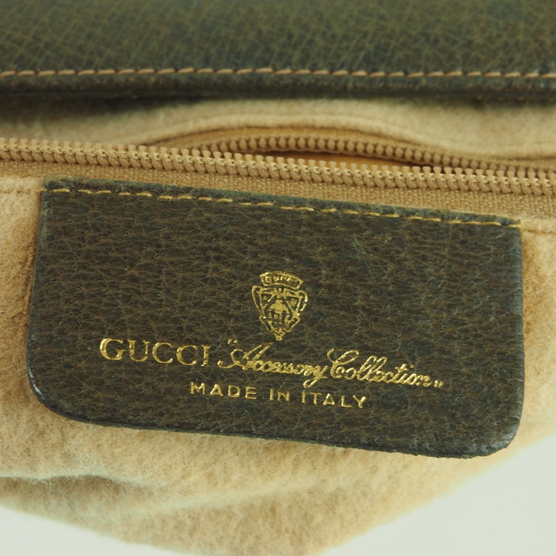 Vintage Gucci Double Compartment GG Monogram rare Shoulder Bag - Image 7