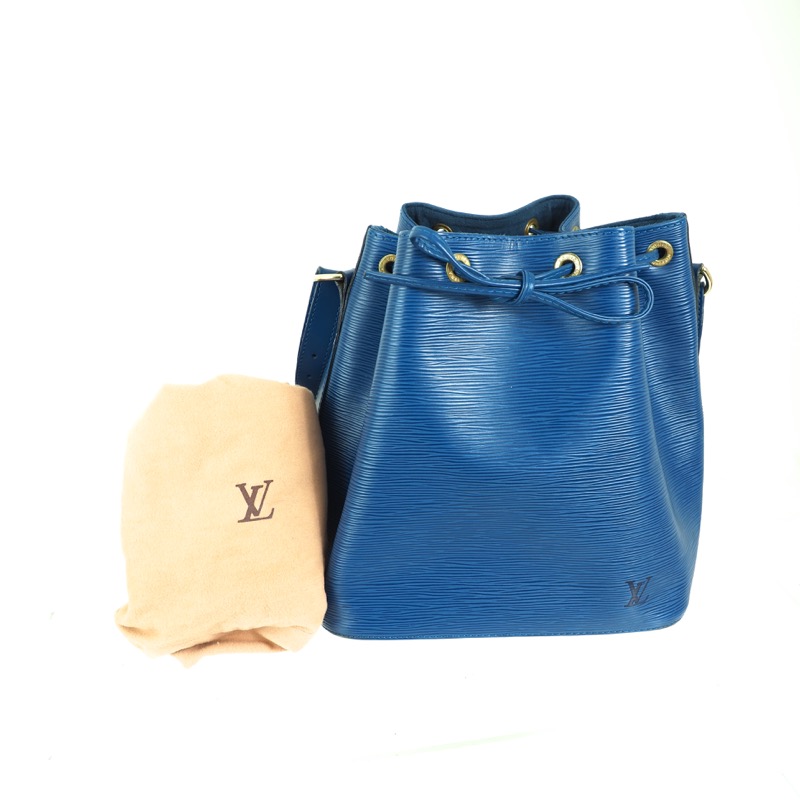 Louis Vuitton Toledo Blue EPI Leather Petit Noe Bag