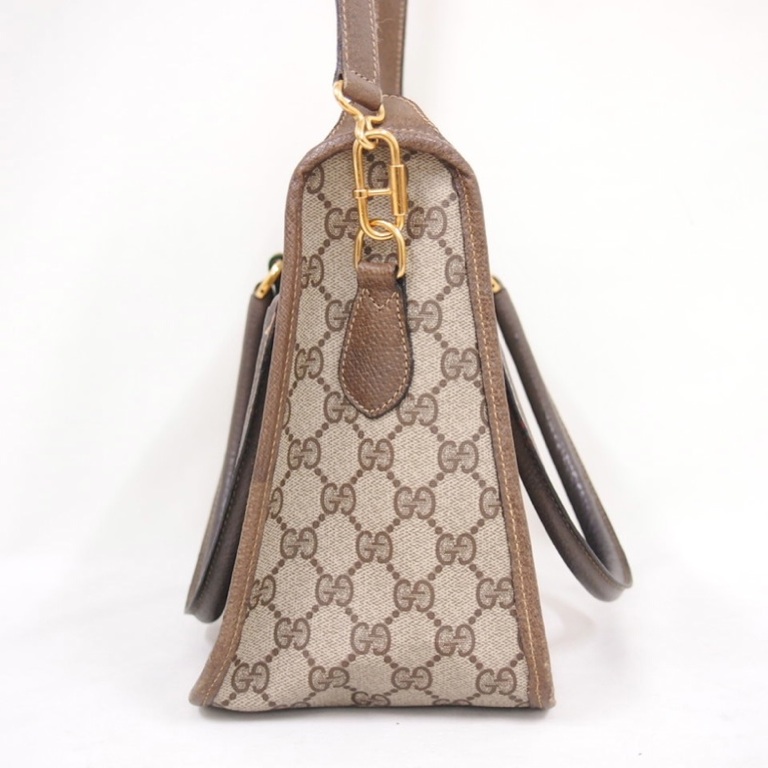 Vintage Gucci Monogram Tote Shoulder Bag Handbag Authentic w/Long Shoulder Strap | eBay