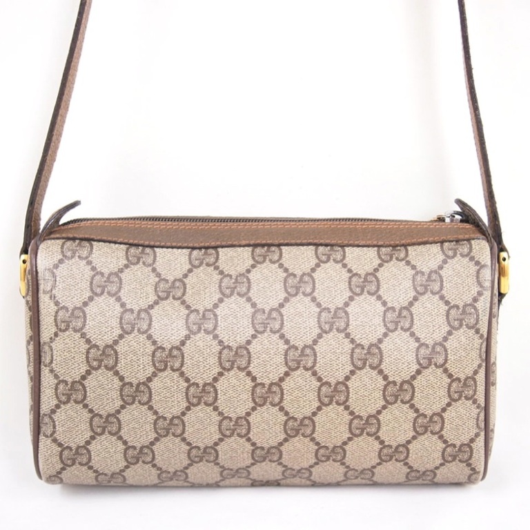 Vintage Gucci Monogram Square Shoulder Bag Cross Body Handbag Authentic | eBay