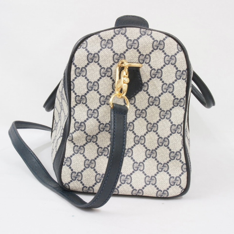 Vintage Gucci Monogram Speedy Bag Doctor&#39;s With Removable Long Shoulder Strap | eBay