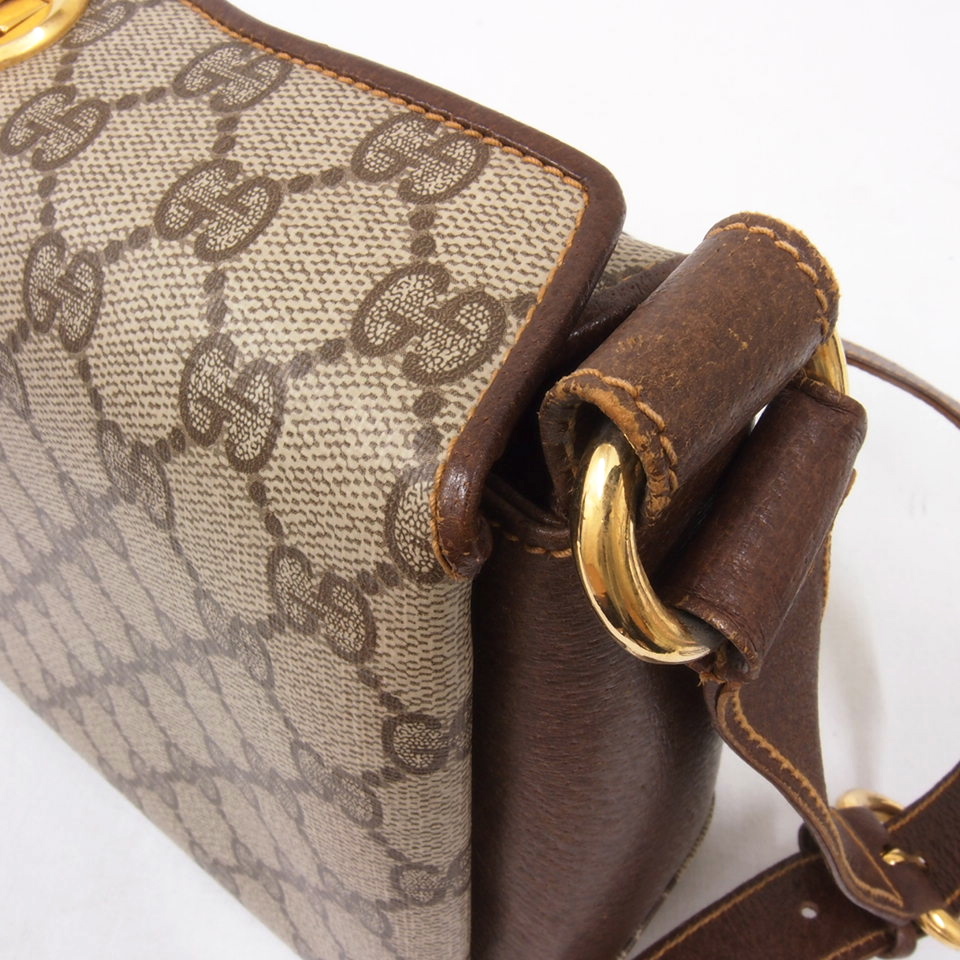 Vintage Gucci Box Turnlock Closure Monogram Rare Shoulder Bag Bag Handbag | eBay