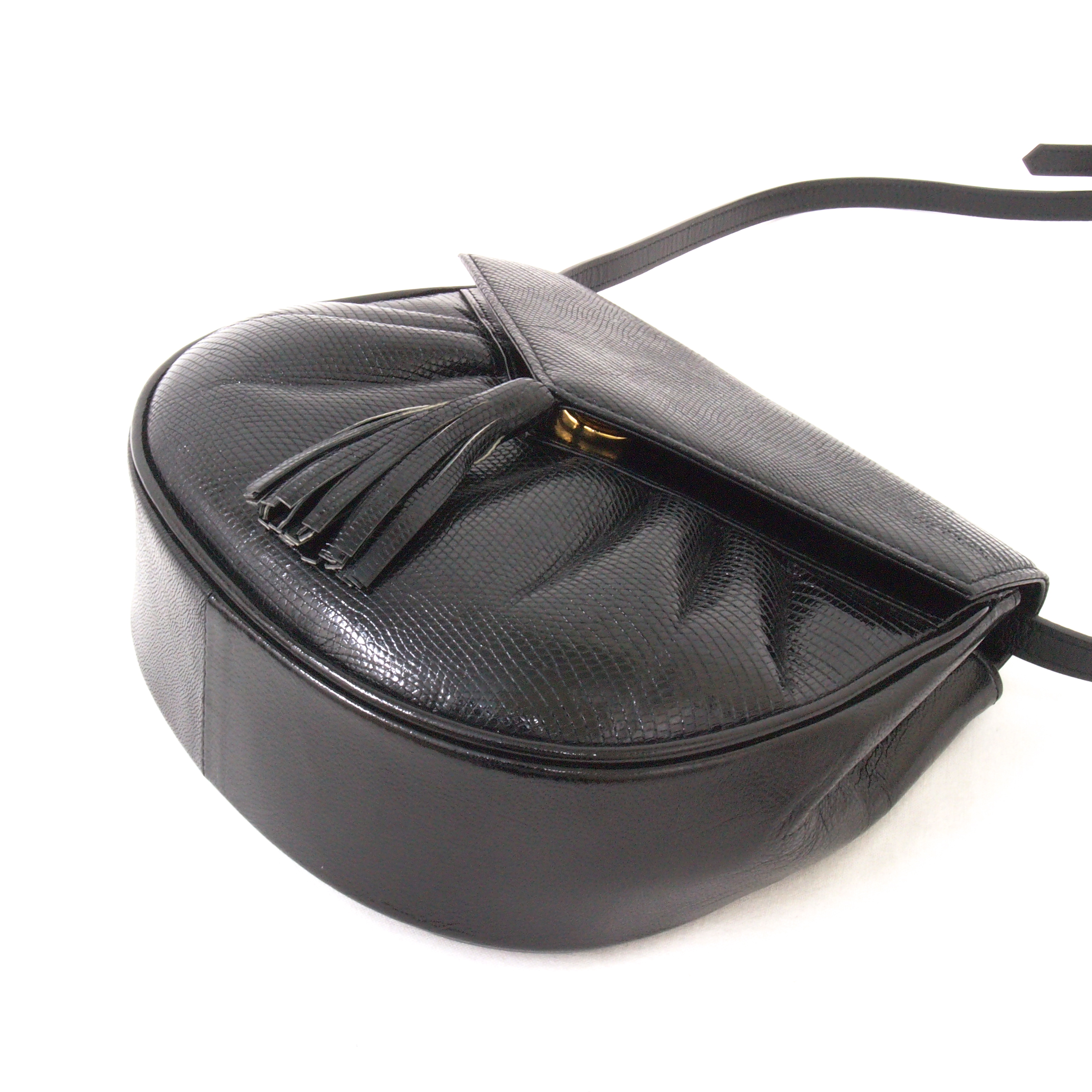 Vintage Yves Saint Laurent YSL Genuine Lizard Tassel Shoulder Bag ...  