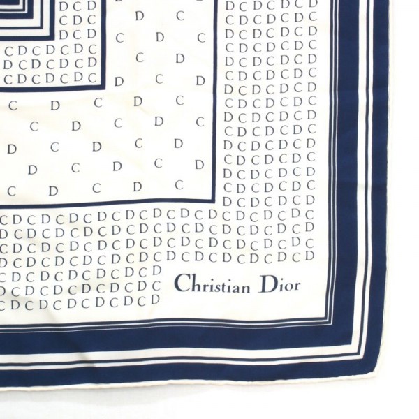 Vintage Christian Dior Monogram CD Square Scarf - Nina Furfur Vintage ...
