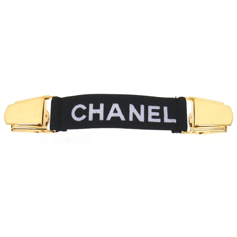 Vintage Chanel Shirt Suspender Logo Accessory. - Nina Furfur Vintage ...