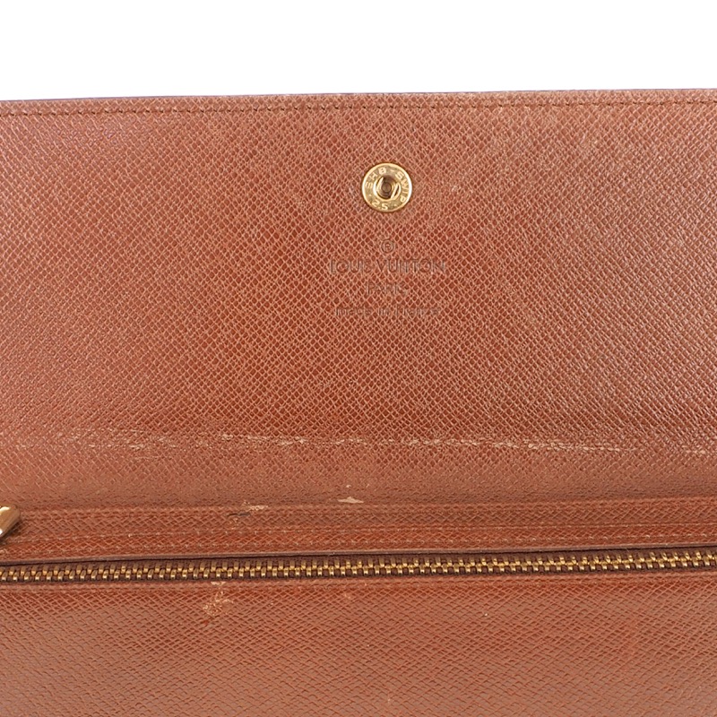 Vintage Louis Vuitton Tri fold Pochette Passport M60135 LV Monogram ...