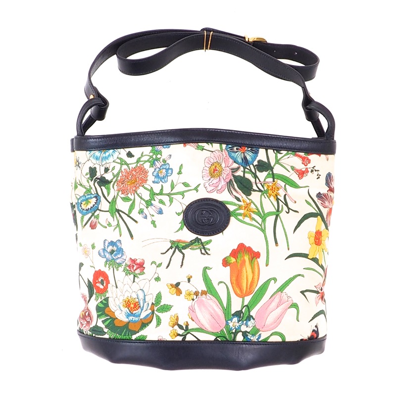 vintage gucci floral bag