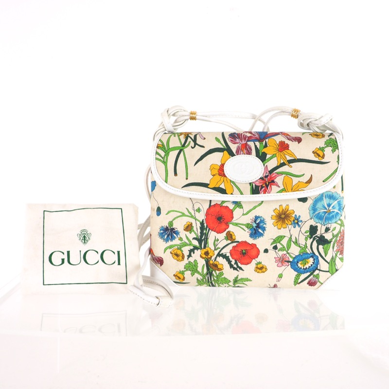 vintage gucci floral bag