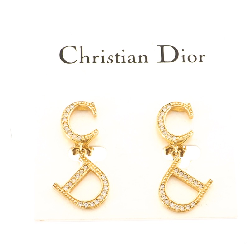dior earrings vintage