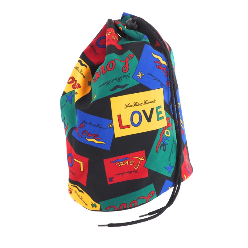 Vintage Yves Saint Laurent Excellent Condition LOVE YSL Single Backpack - Image 3