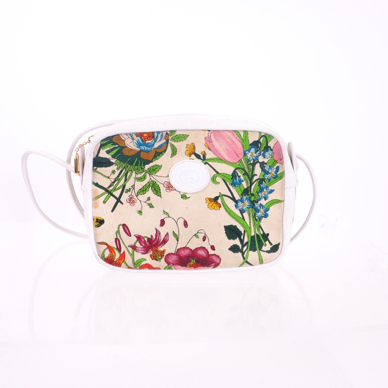 vintage gucci floral bag