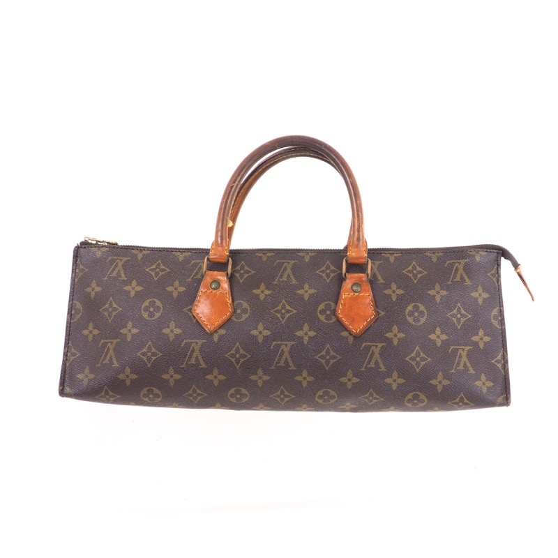 Vintage Louis Vuitton Monogram Sac Tricot Triangle 1980's Hand Bag