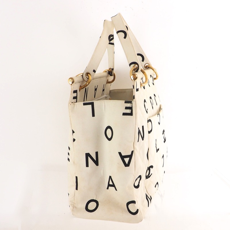 CHANEL VIP GIFT Mesh Shopping Tote Bag Handbag Black $54.00 - PicClick