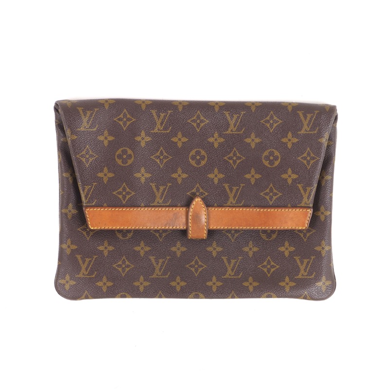 Vintage toiletry bag covered with LV monogram by Louis Vuitton, France