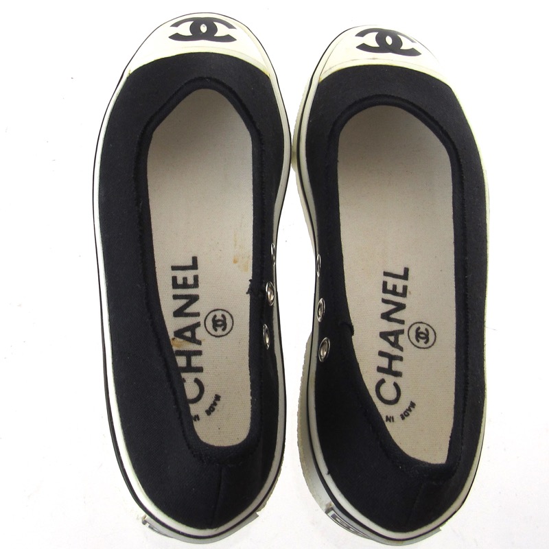 slip on chanel shoes