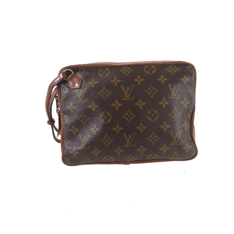 Vintage toiletry bag covered with LV monogram by Louis Vuitton, France