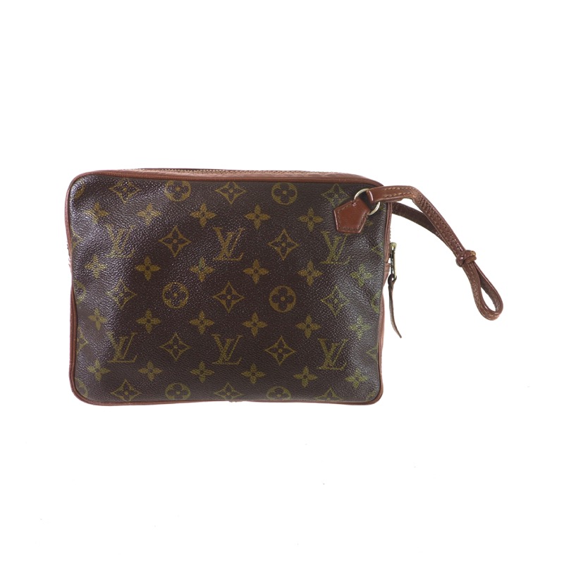 Louis Vuitton Authentic Monogram Pochette Sport Clutch Handbag 