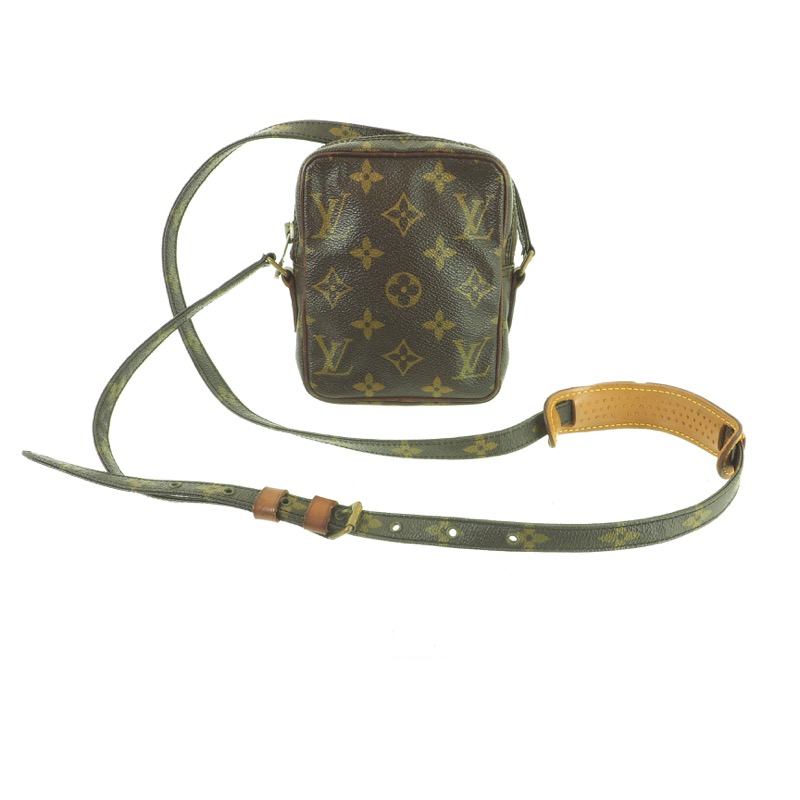 Authentic LOUIS VUITTON Monogram canvas Mini Danube cross body M45268