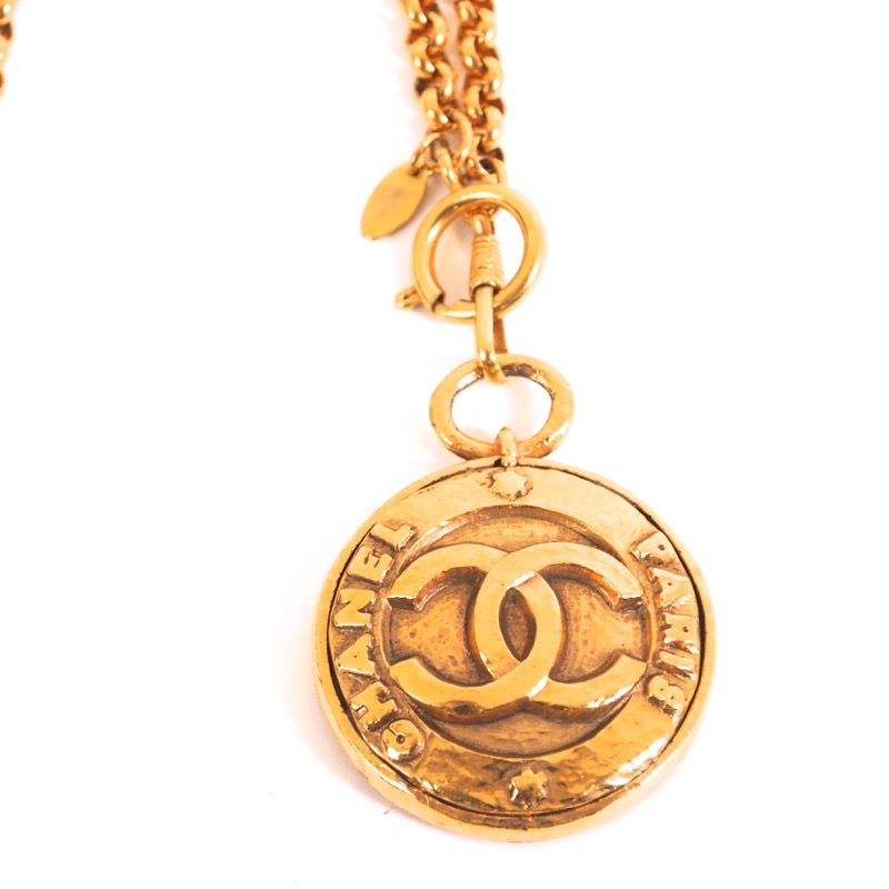 Chanel vintage necklace coin - Gem