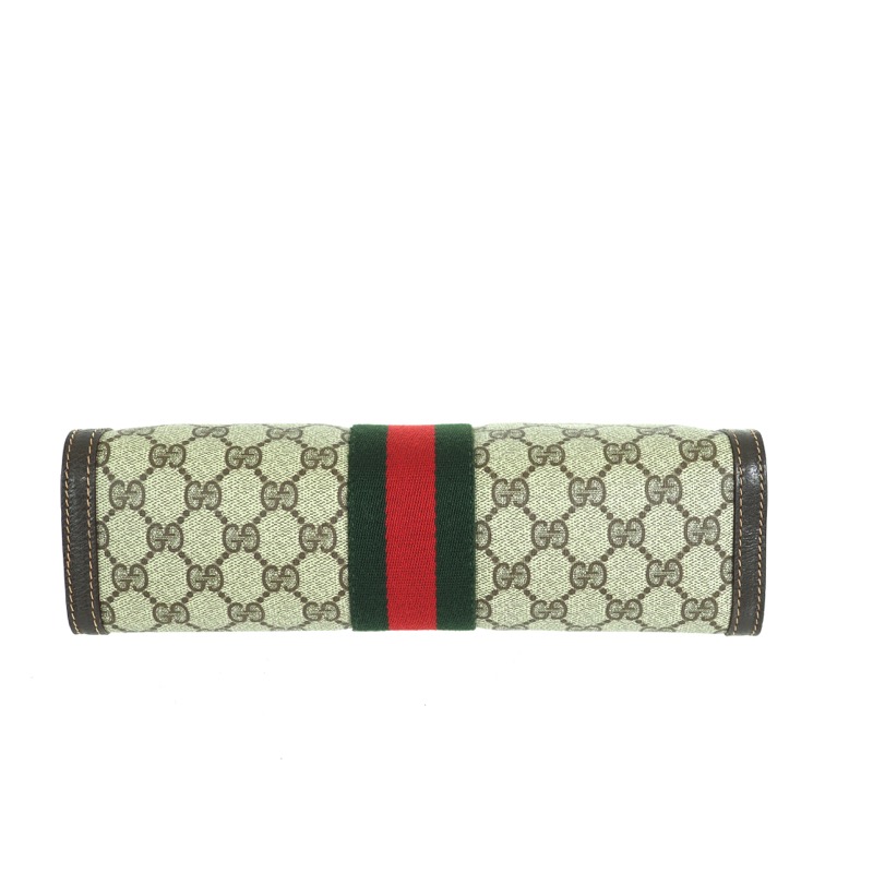 GUCCI Vintage GG Web Supreme Canvas Clutch Bag Vintage CHIC💕💕💕