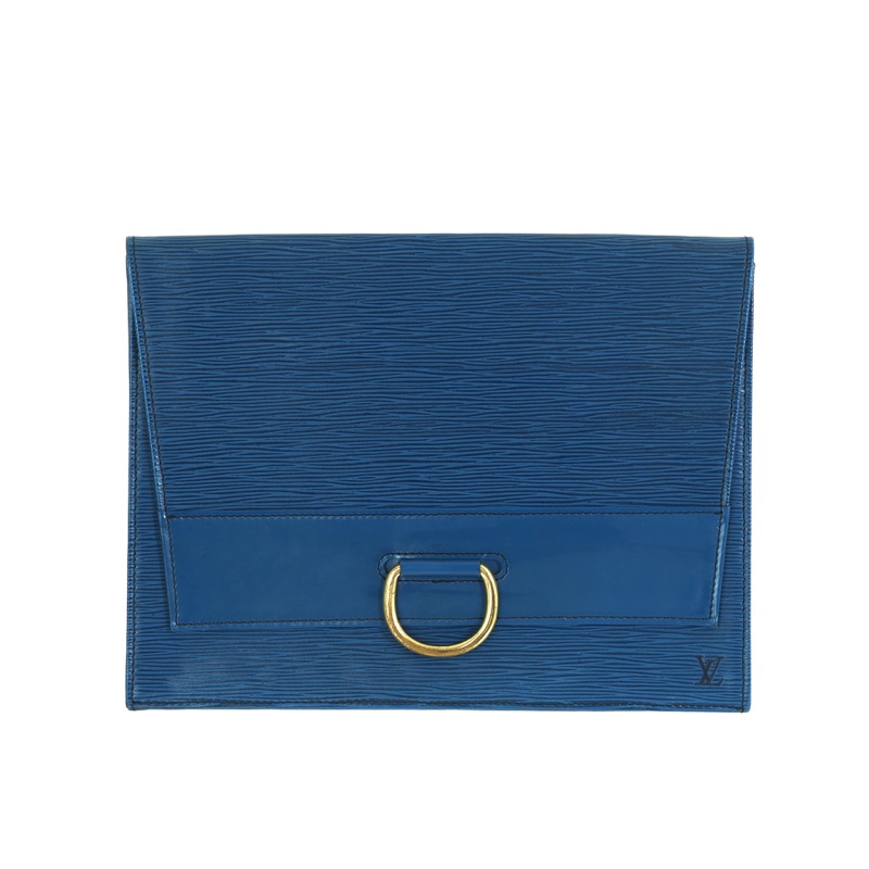 Vintage Louis Vuitton M52715 Iena Toledo Blue 32 Epi Clutch Bag