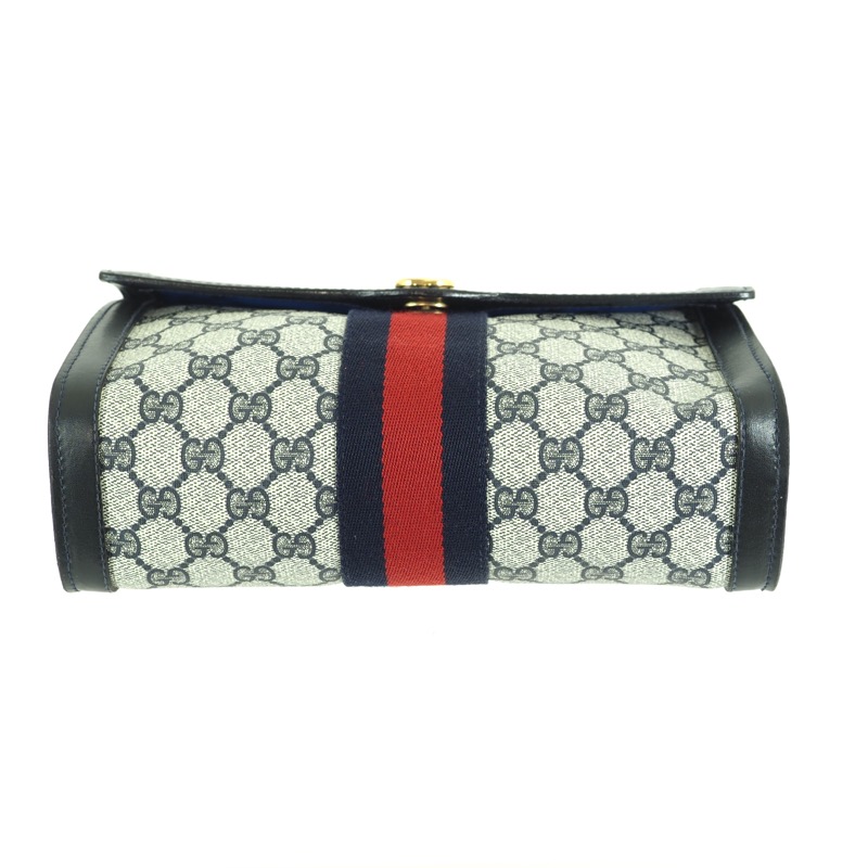 Gucci Vintage Gucci Parfums GG Supreme Canvas Clutch Bag