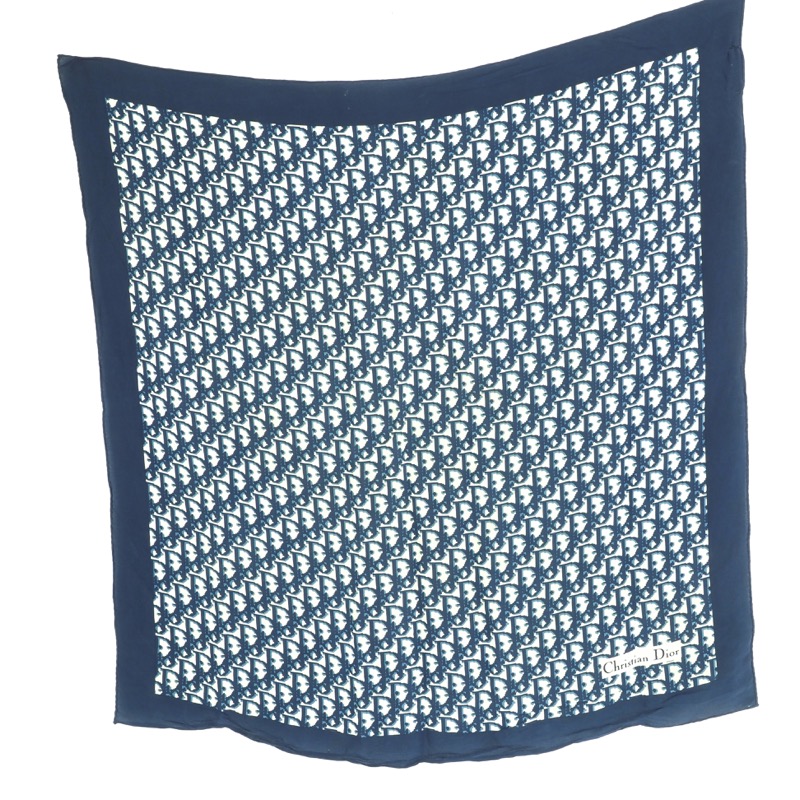 monogram dior silk scarf