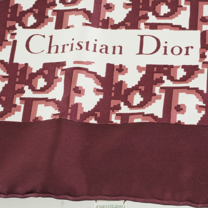 Vintage Christian Dior Burgundy Red Trotter Excellent Silk Scarf - Nina ...