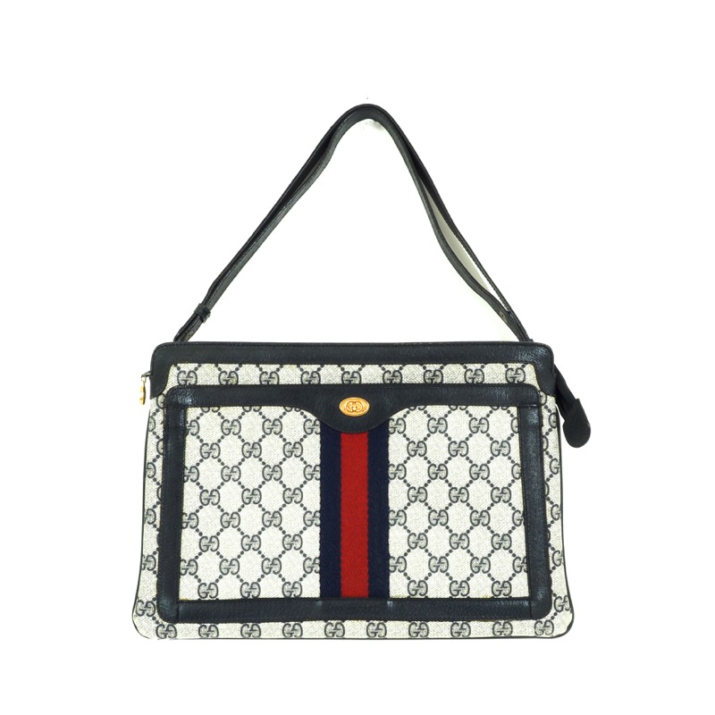 Gucci Vintage GG Plus Shoulder Bag (SHF-18780) – LuxeDH