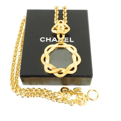 Chanel, Vintage, Magnifying Glass Pendant Necklace/Belt